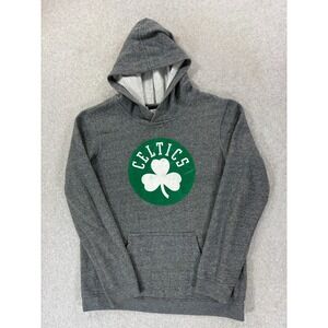 Boston Celtics Screened Logo Campus Hoodie Sweatshirt (Youth‎ XL) Gray